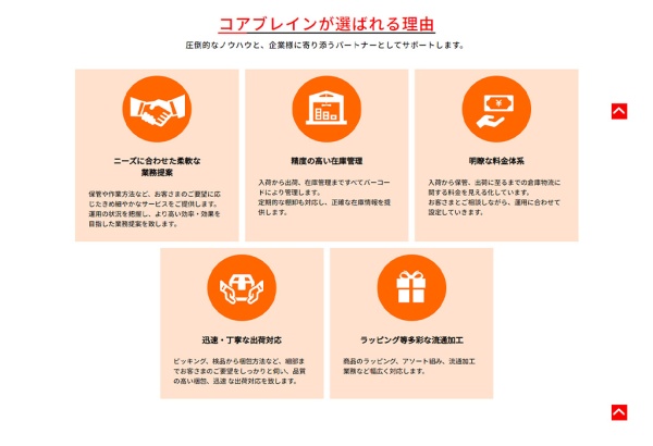 コアブレイン株式会社様LPページ